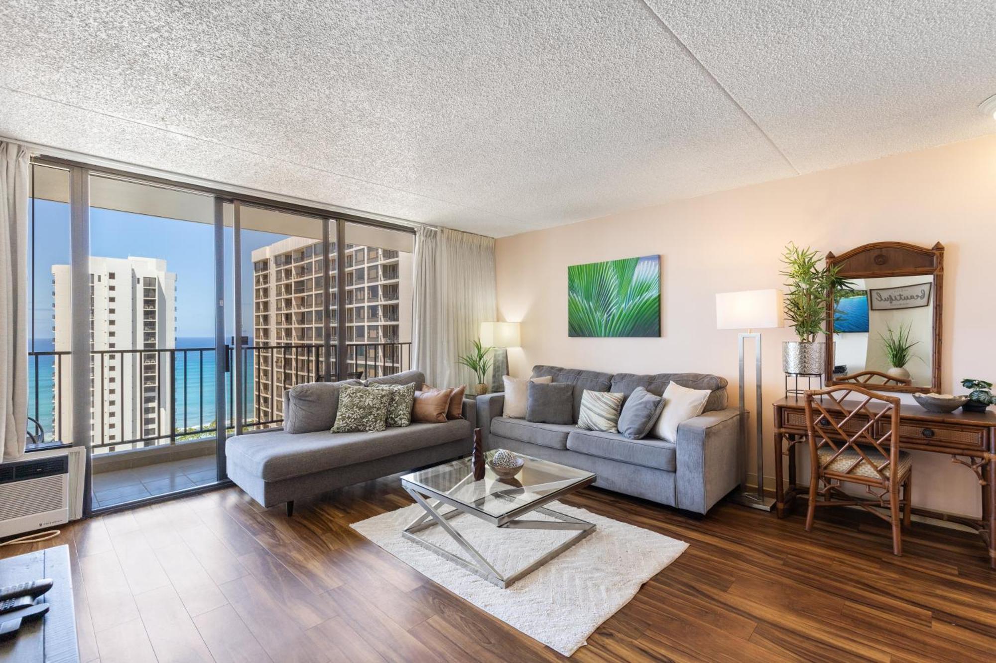 Beautifully Renovated 32Nd Floor Deluxe Ocean View Waikiki Condo Condo Honolulu Eksteriør bilde